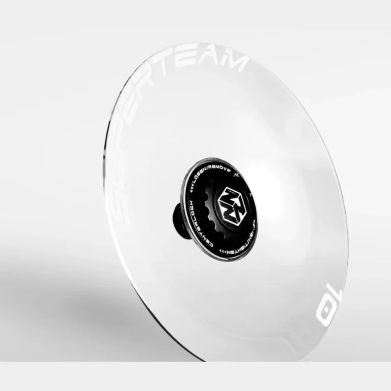 Cubierta central Mini Aero transparente para Tesla, vista detallada