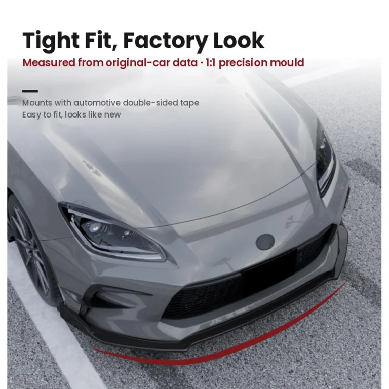 Toyota Gr86 2022 Front Lip Splitter Fitment Detail