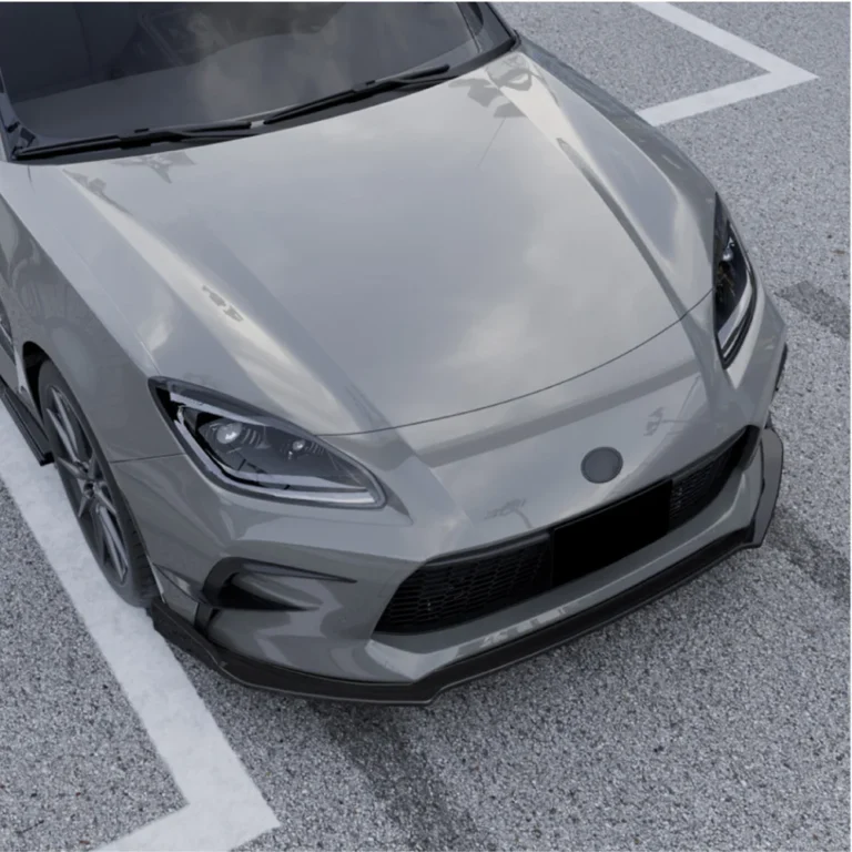 Toyota Gr86 2022 Front Lip Splitter Installed Front Corner