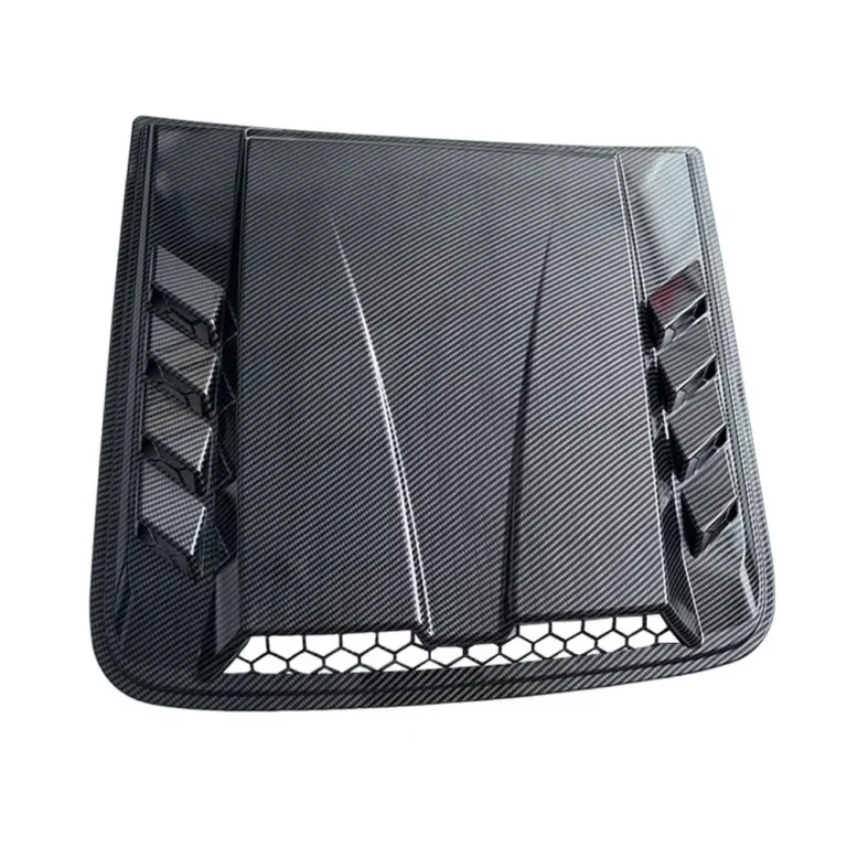 Universal Car Hood Vent Scoop Carbon Fibre Pattern