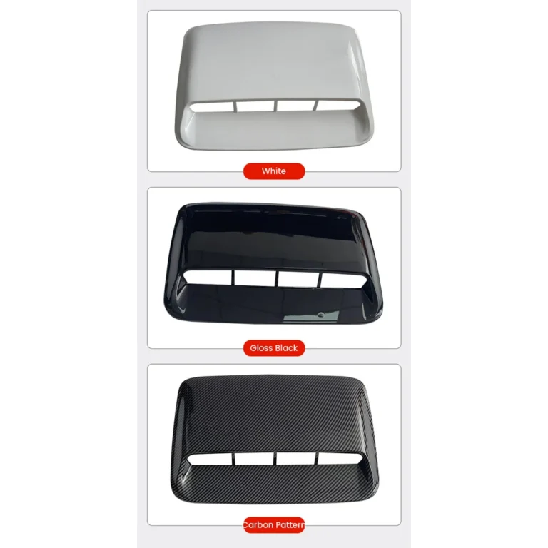Universal Car Hood Vent Scoop Three Colour Options