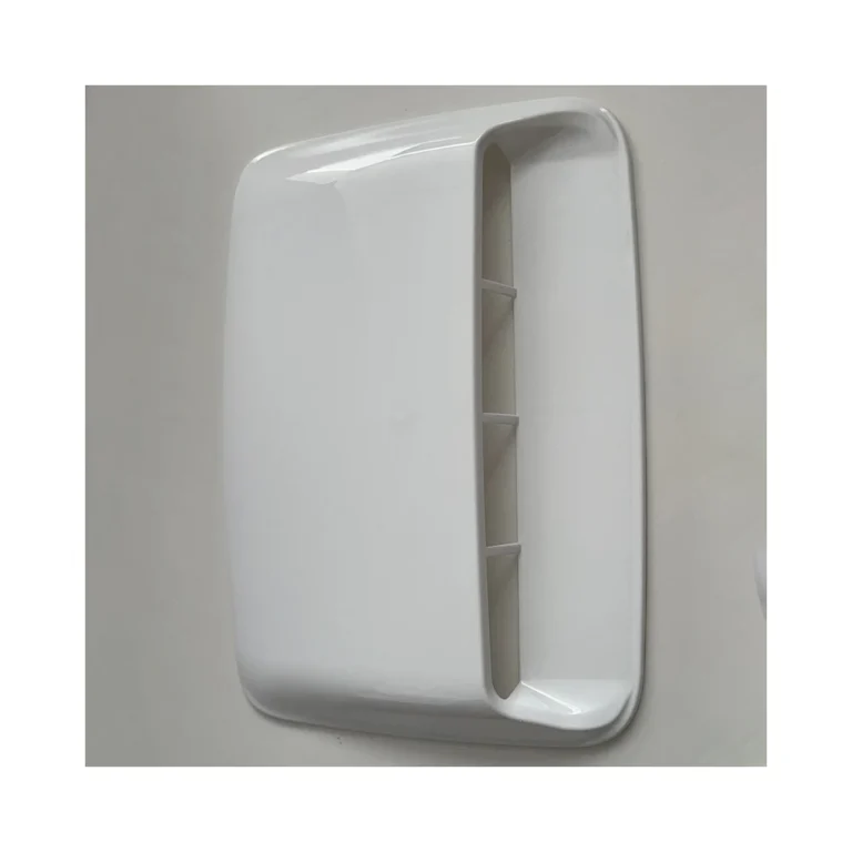 Universal Car Hood Vent Scoop White Abs