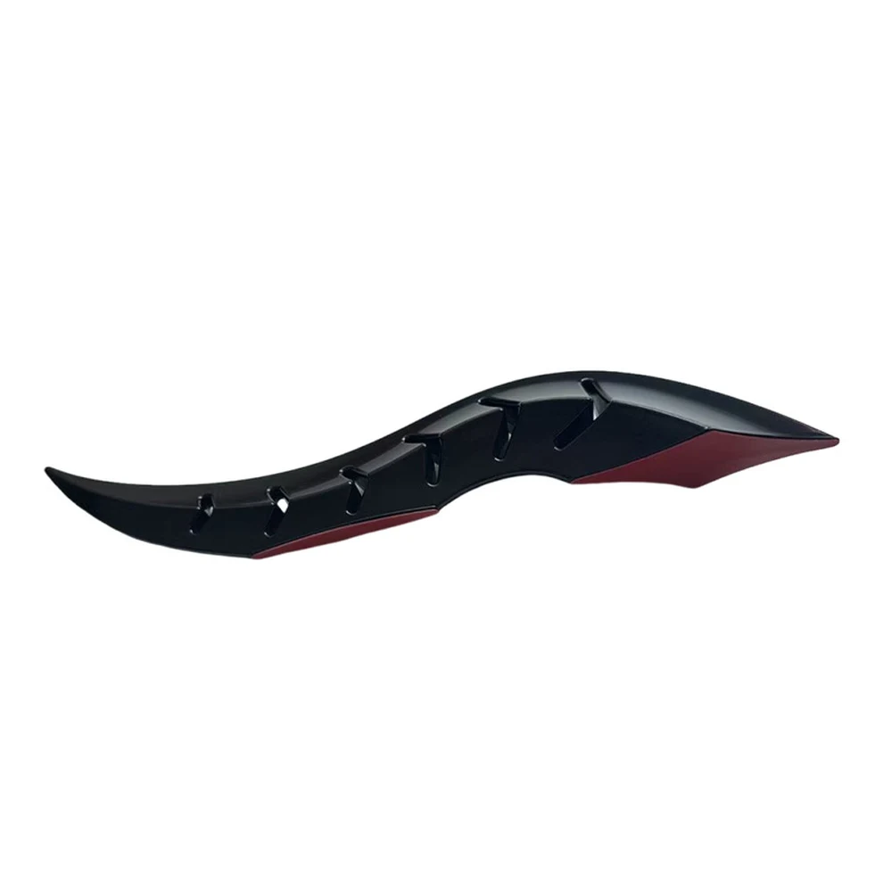 Universal Car Roof Dragon Horn Decoration, ABS, 6 Finishes 10 Black roof horn decoration, side view