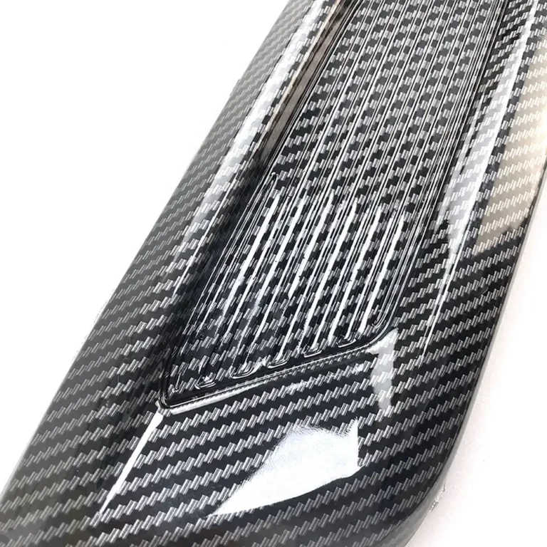 Universal Car Side Vent Trim Carbon Fibre Pattern Detail