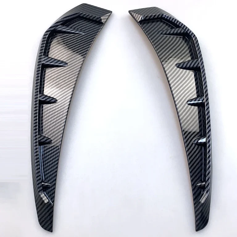 Universal Fender Blade Side Trim Carbon Fibre Pattern Pair