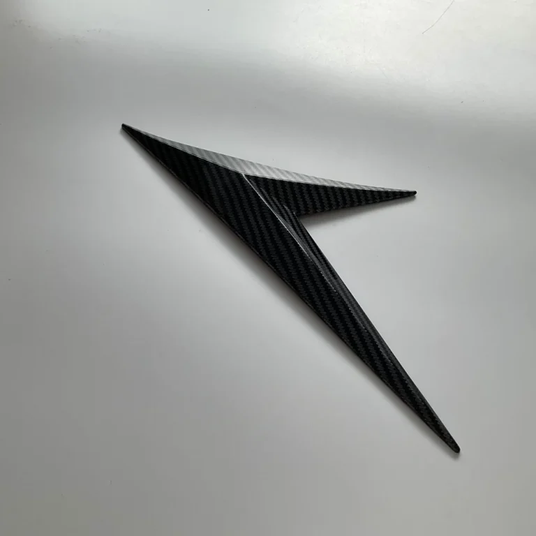 Universal Fender Side Emblem Trim Carbon Angle