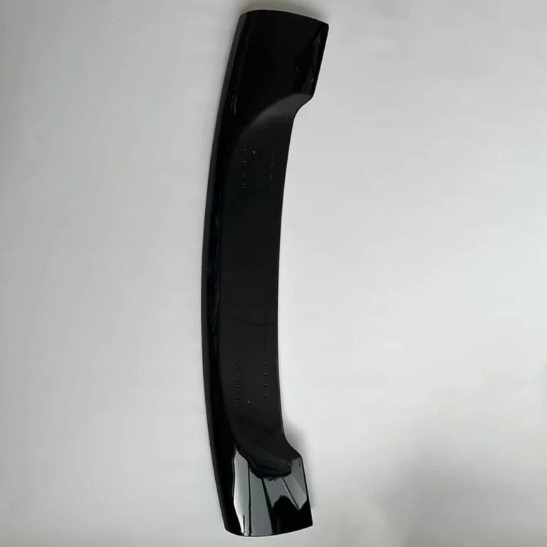 Universal Gt Wing Rear Spoiler Gloss Black Blade Side