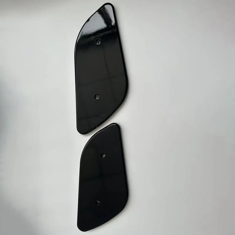 Universal Gt Wing Rear Spoiler Gloss Black End Plates