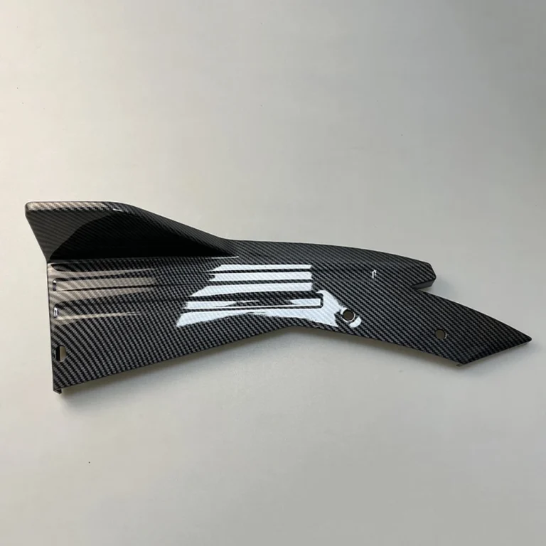 Universal Rear Bumper Corner Guards Carbon Fibre Pattern Side