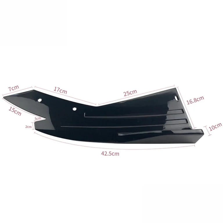 Universal Rear Bumper Corner Guards Dimensions