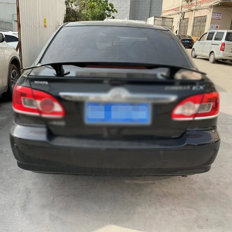 Universal Rear Wing Spoiler 134Cm Installed Rear View