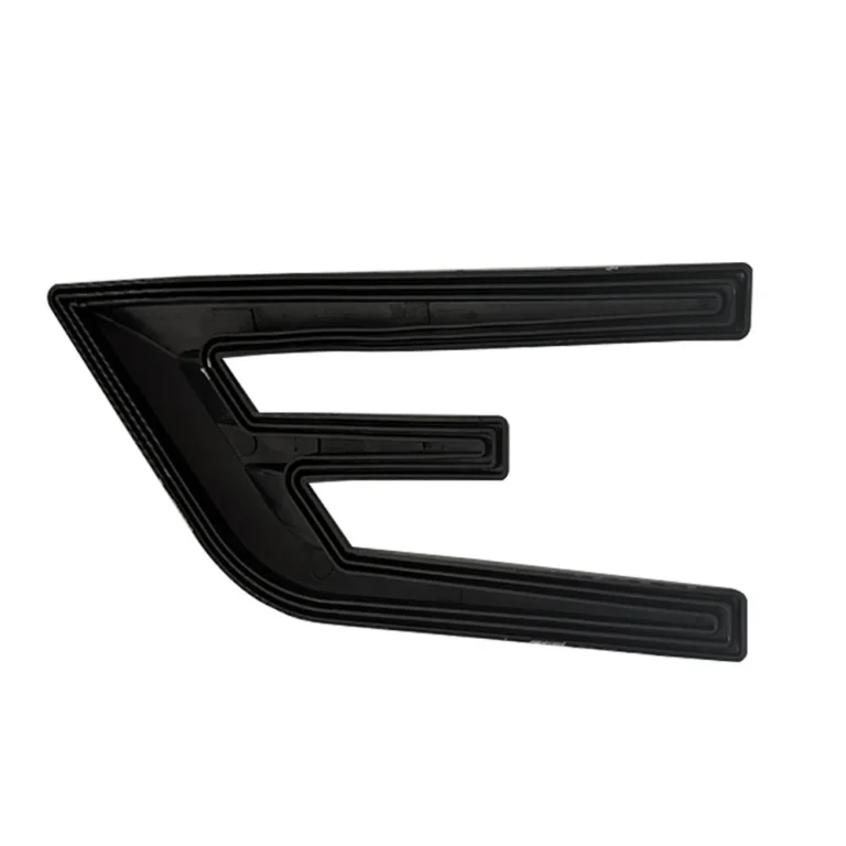 Universal Shark Gill Fender Trim Gloss Black Angle