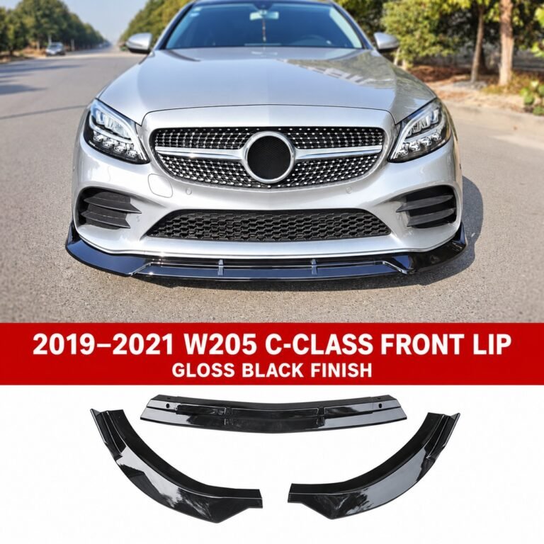 W205 C-Class Front Lip English Comparison