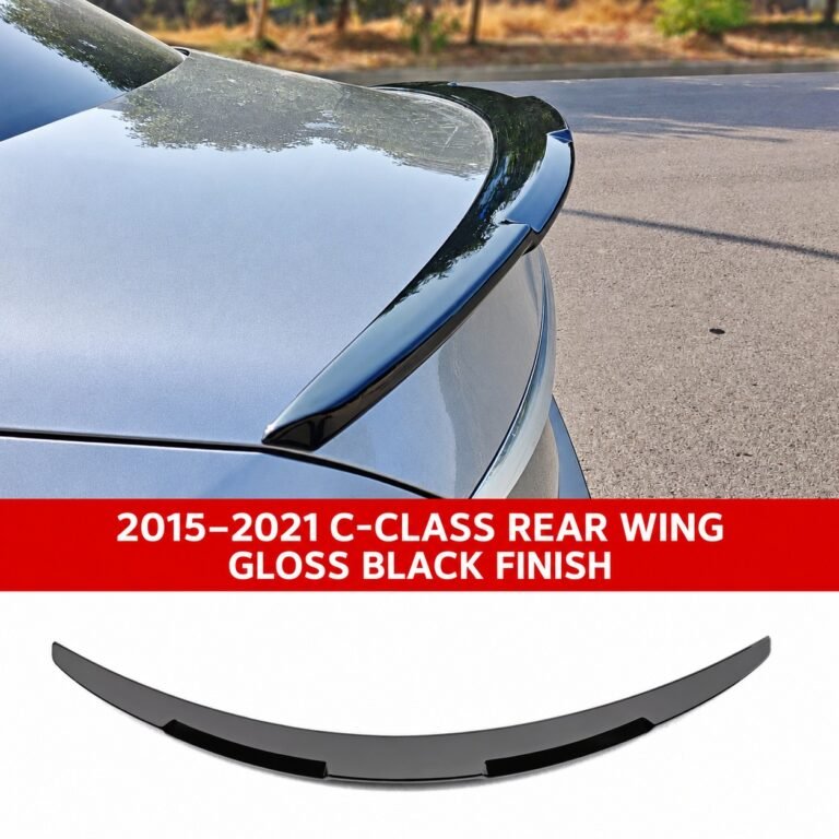Silver C-Class with Rear Wing