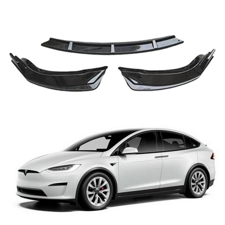 Carbon Fiber Look Front Lip Kit for Tesla Model X - Image 5